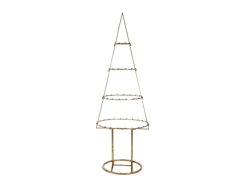 Albero espositore maxi in metallo oro 61xh.182cm