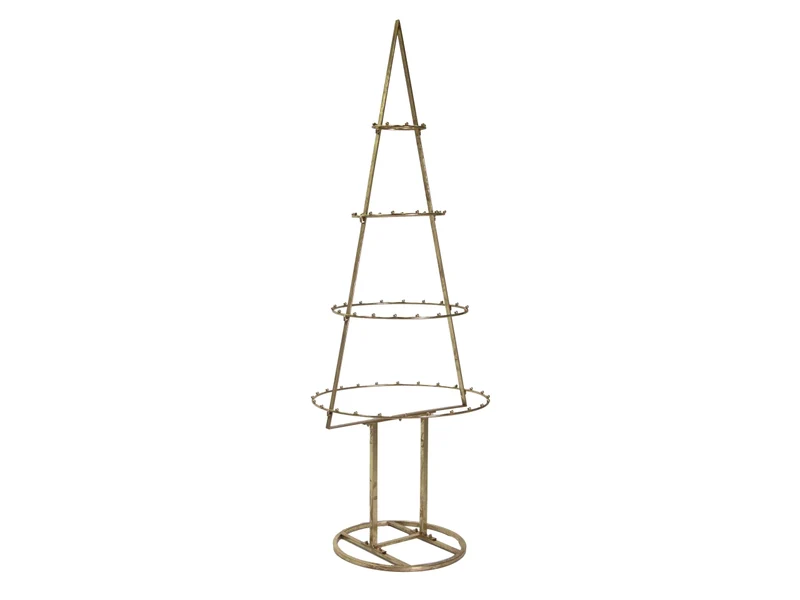 Albero espositore maxi in metallo oro 61xh.182cm