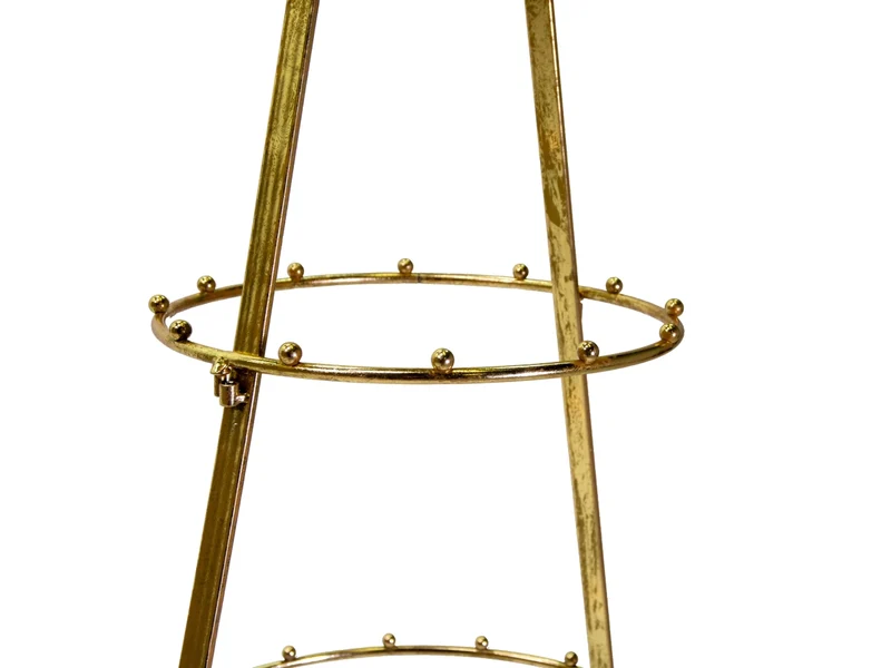 Albero espositore maxi in metallo oro 61xh.182cm