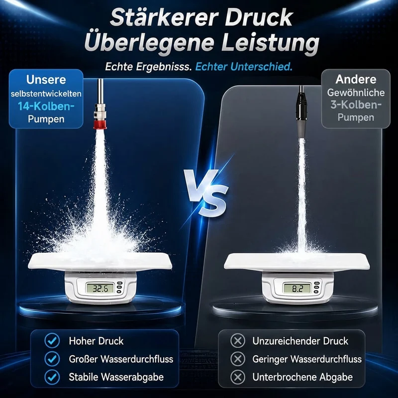 Mobiler Akku Hochdruckreiniger | Strahlkönig