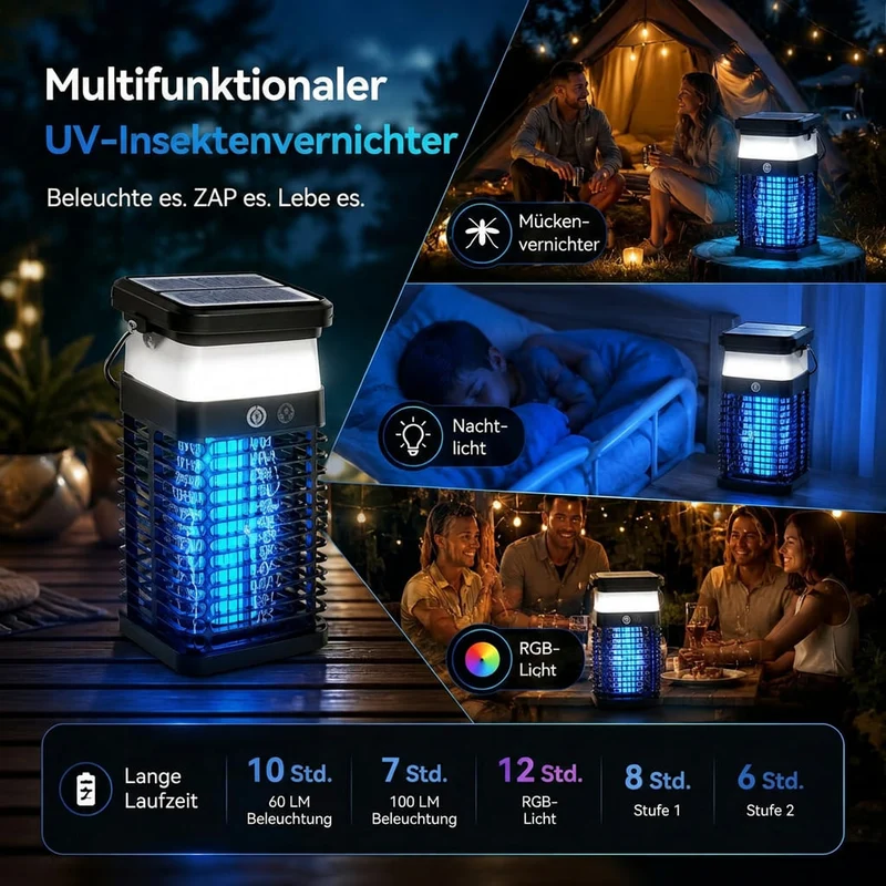 Solar Mückenlampe | Nachtfanal