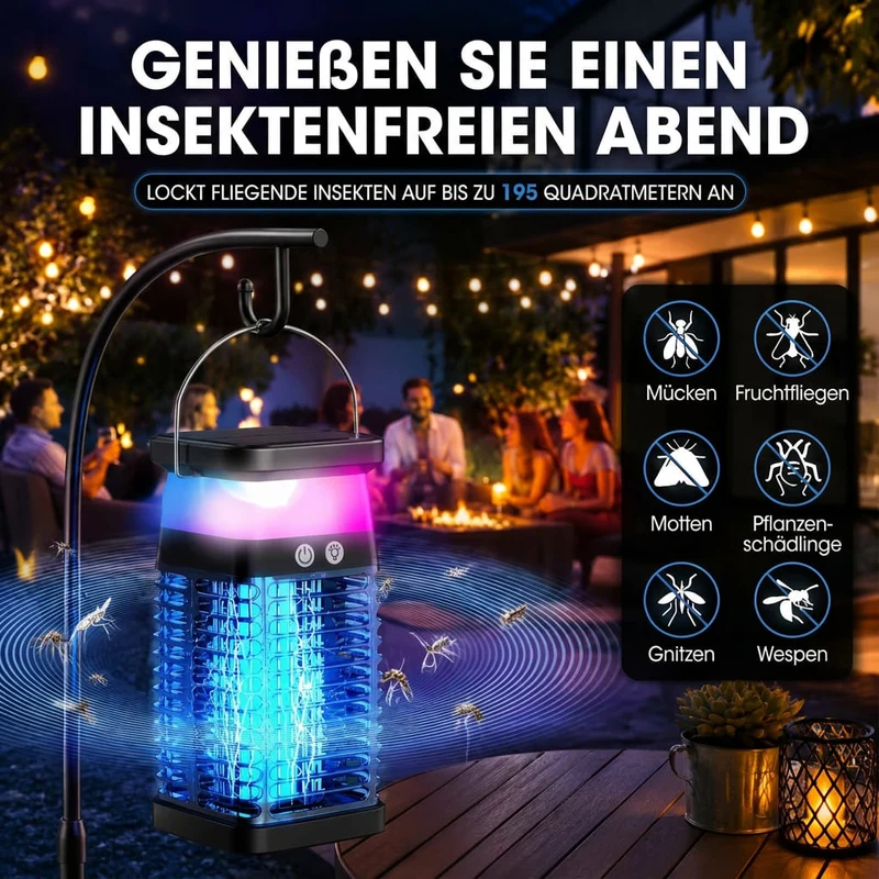 Solar Mückenlampe | Nachtfanal