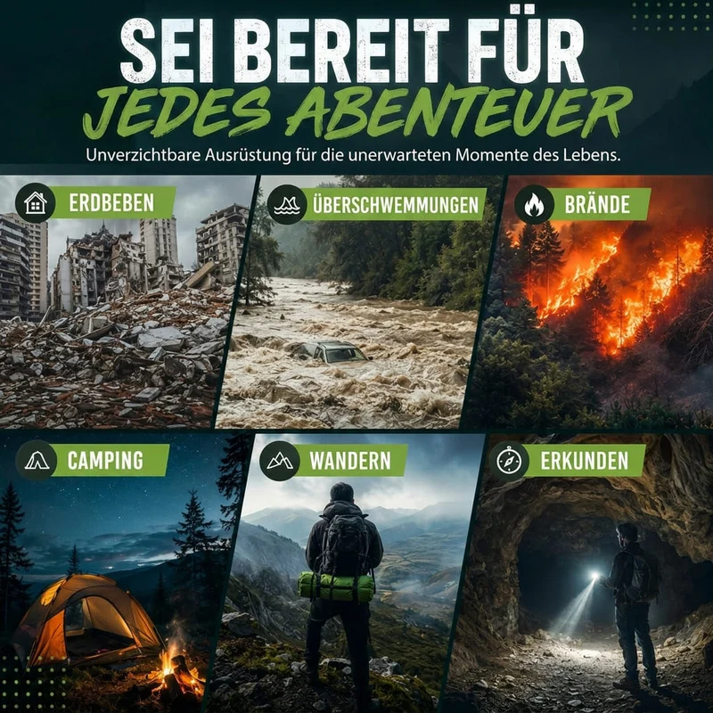 Notfallradio mit Kurbel und Solar | Krisenfunk