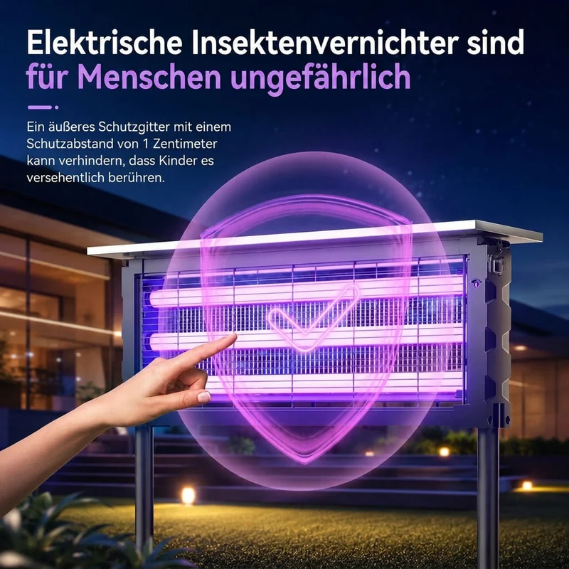 Solar Mückenlampe für außen | Dämmervolt