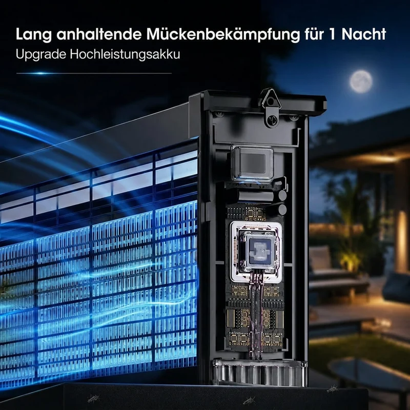 Solar Mückenlampe für außen | Dämmervolt