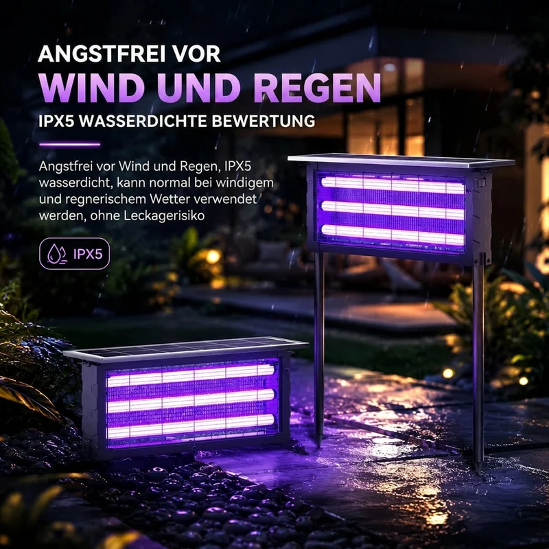 Solar Mückenlampe für außen | Dämmervolt
