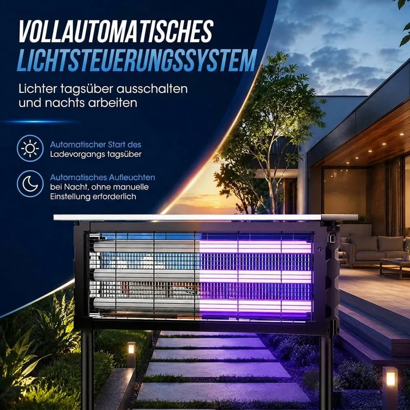 Solar Mückenlampe für außen | Dämmervolt