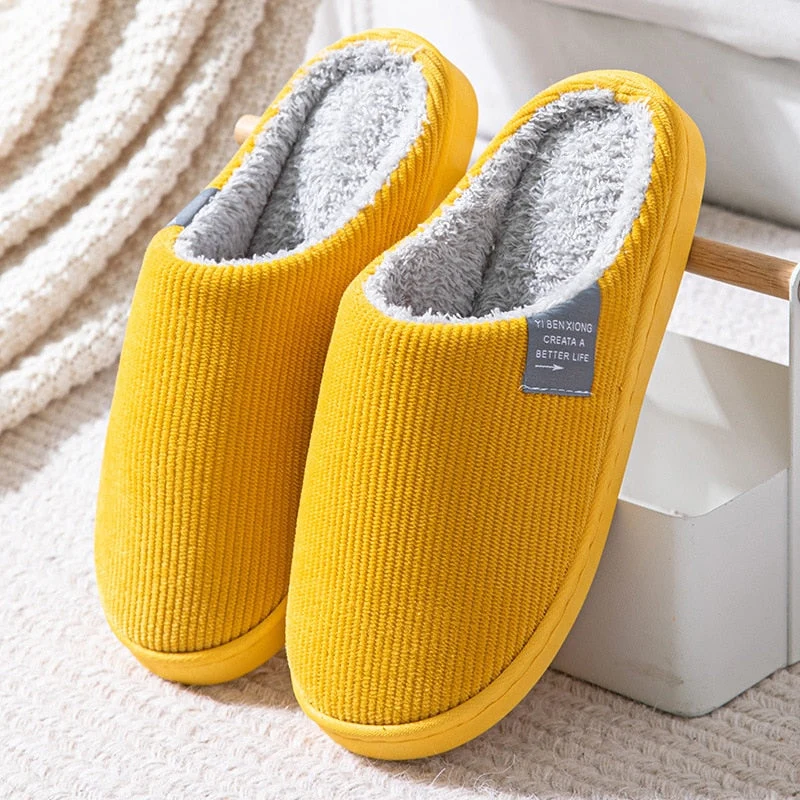 Pantoufles d'Hiver Chaudes pour Femmes & Hommes - Confort Suprême
