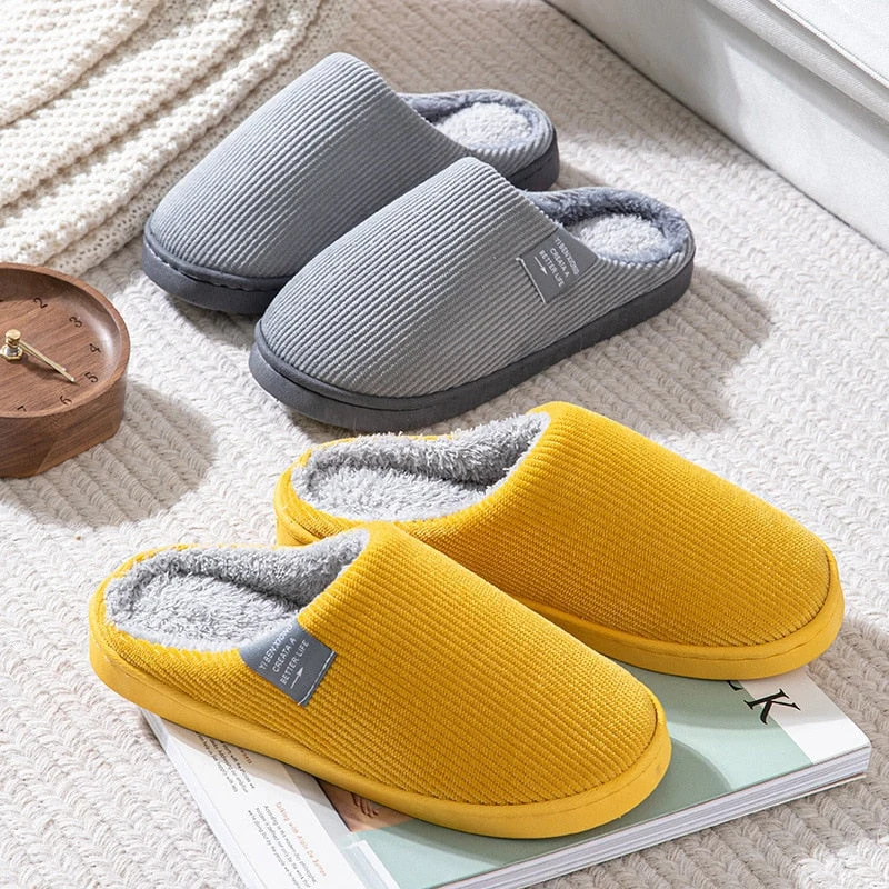 Pantoufles d'Hiver Chaudes pour Femmes & Hommes - Confort Suprême