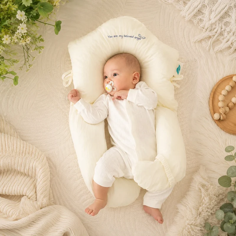 Babykopfkissen mit Seitenstütze | WiegenKontur