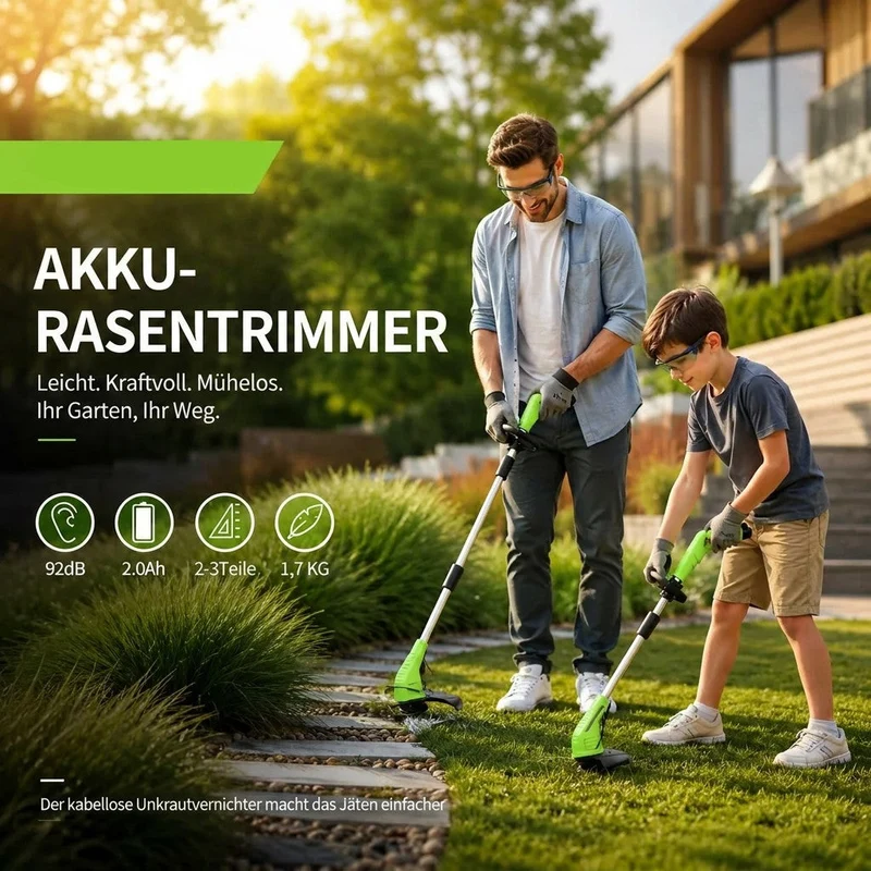Akku Rasentrimmer Handgerät | Kantenklinge