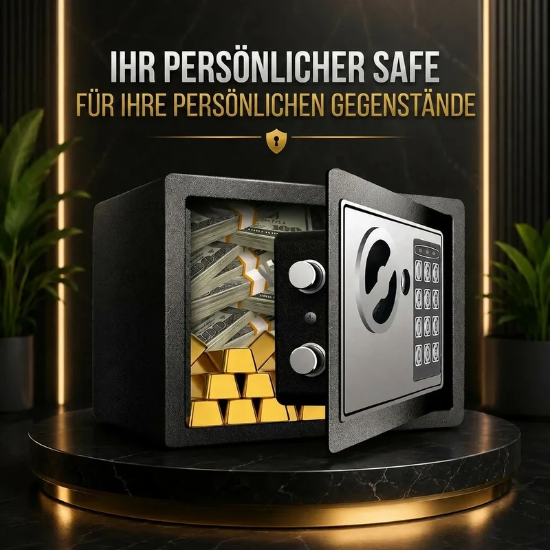 Feuerfester Tresor mit Zahlencode | Glutwacht