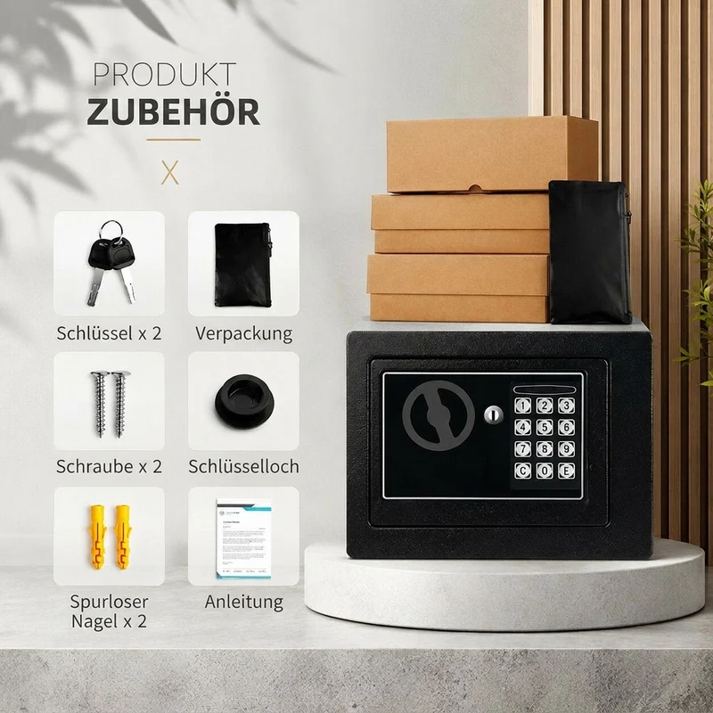 Feuerfester Tresor mit Zahlencode | Glutwacht