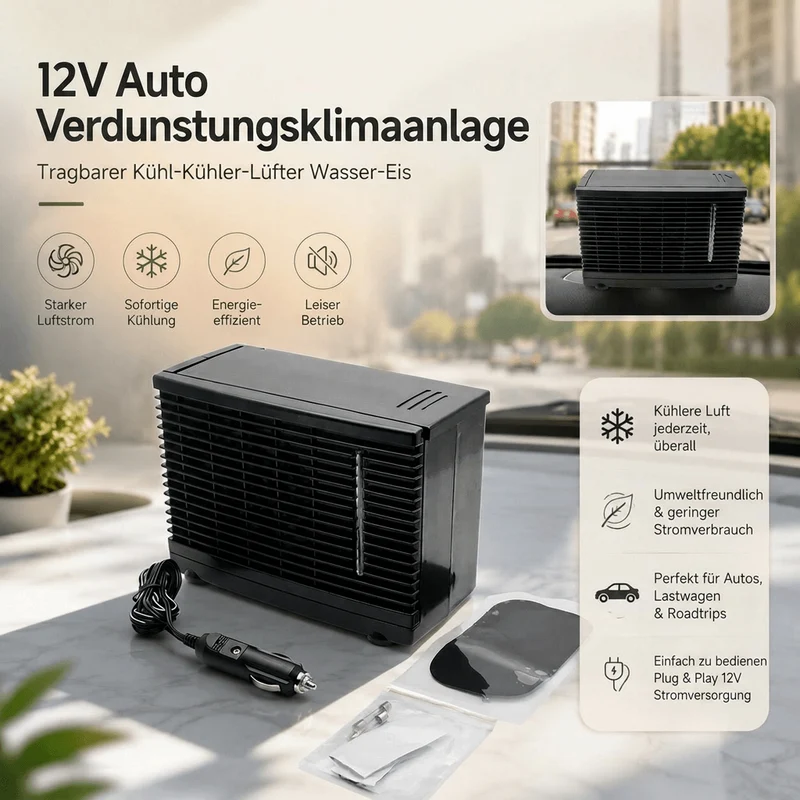 12V Auto Luftkühler | Armaturfrost