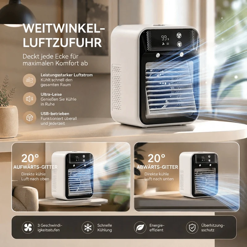 Mobiler Luftkühler Ventilator | Brisenlux