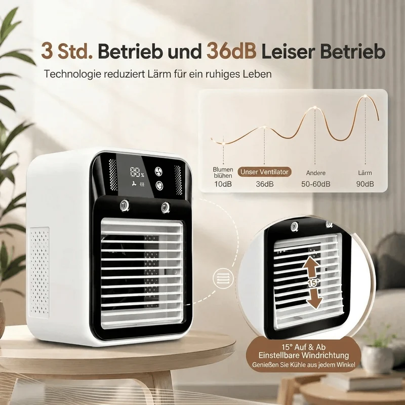Mobiler Luftkühler Ventilator | Brisenlux