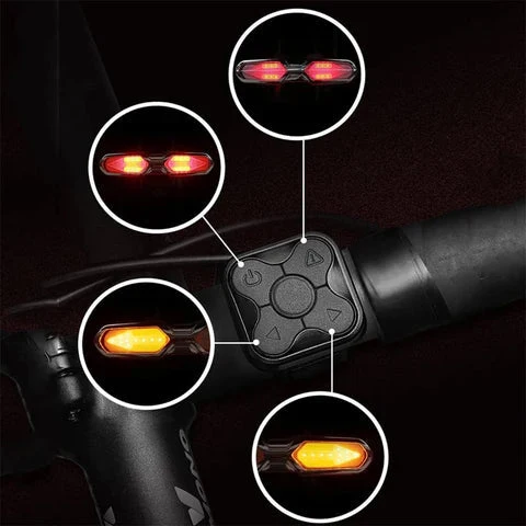 Fietsachterlicht – Richtingaanwijzers, Afstandsbediening & USB