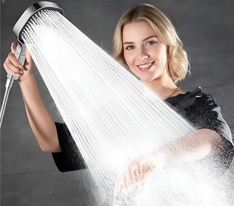 Hogedruk Douchekop – Turbo Waterstraal met Ingebouwd Filtersysteem