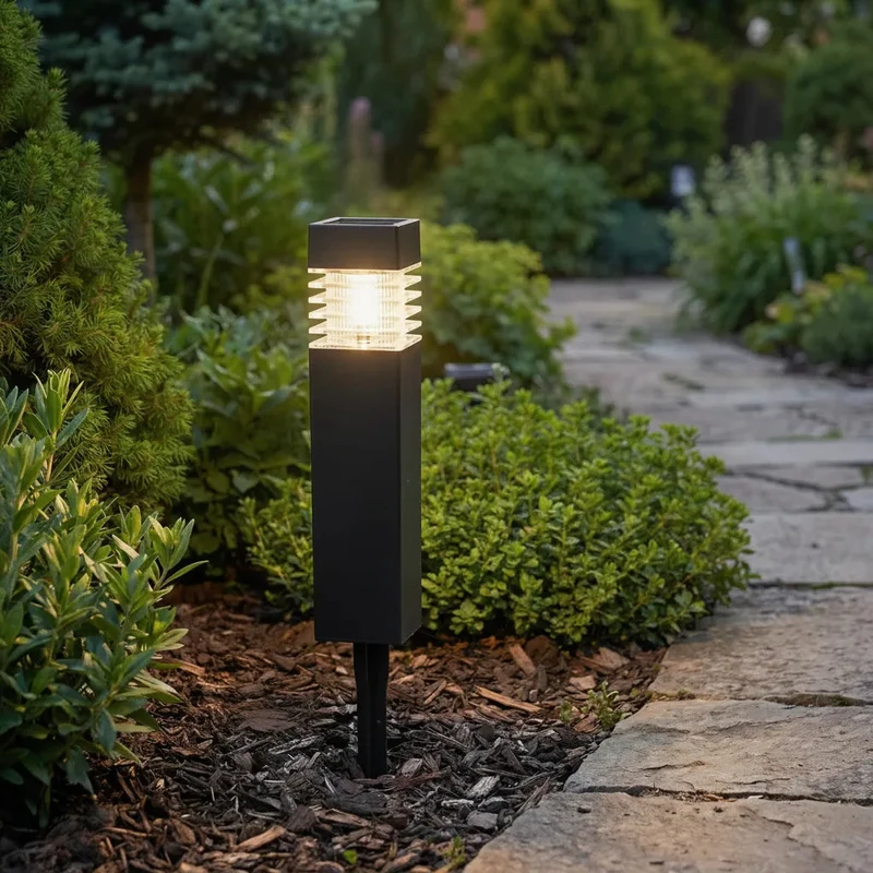 Solar Tuinverlichting – LED Grondpen met Schemersensor