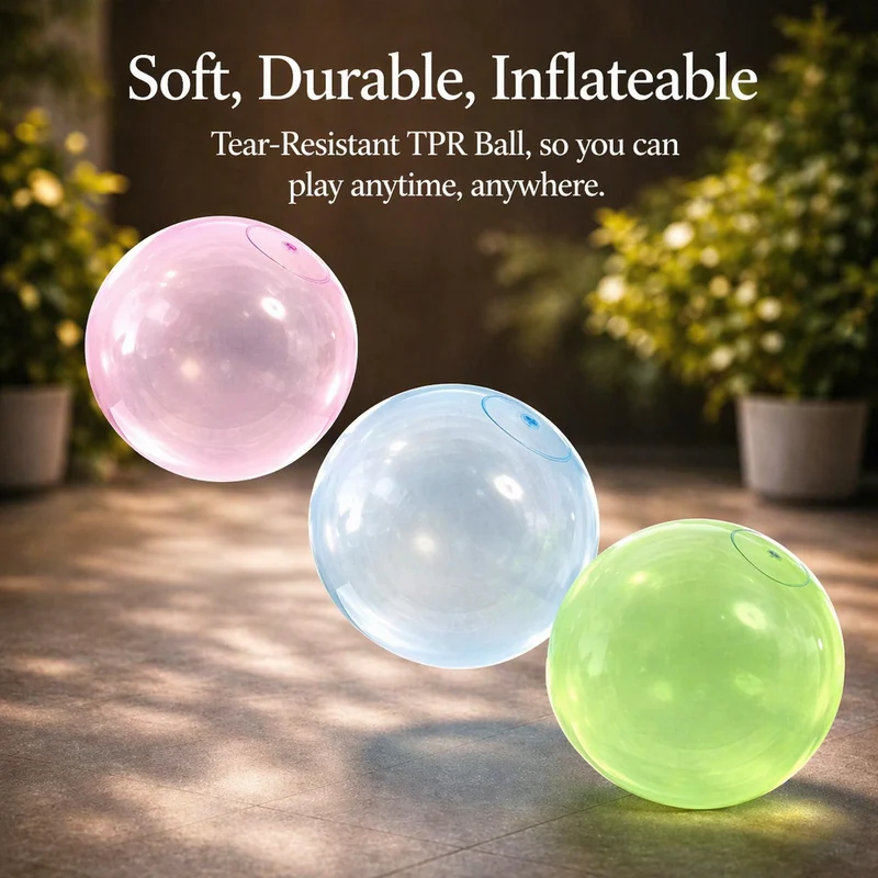 Large Inflatable Self-Sealing Outdoor Toy Ball