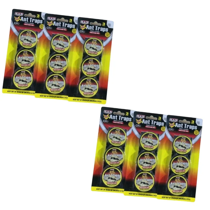 Sticky Ant Traps with Pet Safe Insecticide Free Adhesive Disposable Indoor Outdoor Pest Control