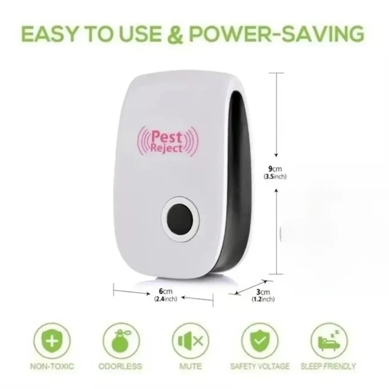Plug-in Ultrasonic Indoor Pest Repeller