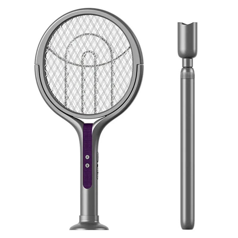 Rechargeable Electric Insect Swatter with Retractable Handle
