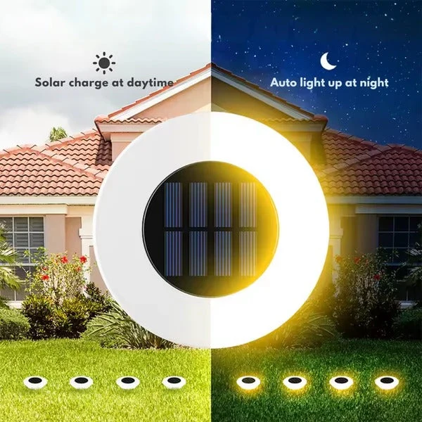 Solar Waterproof Outdoor Lamp Garden Lighting Set