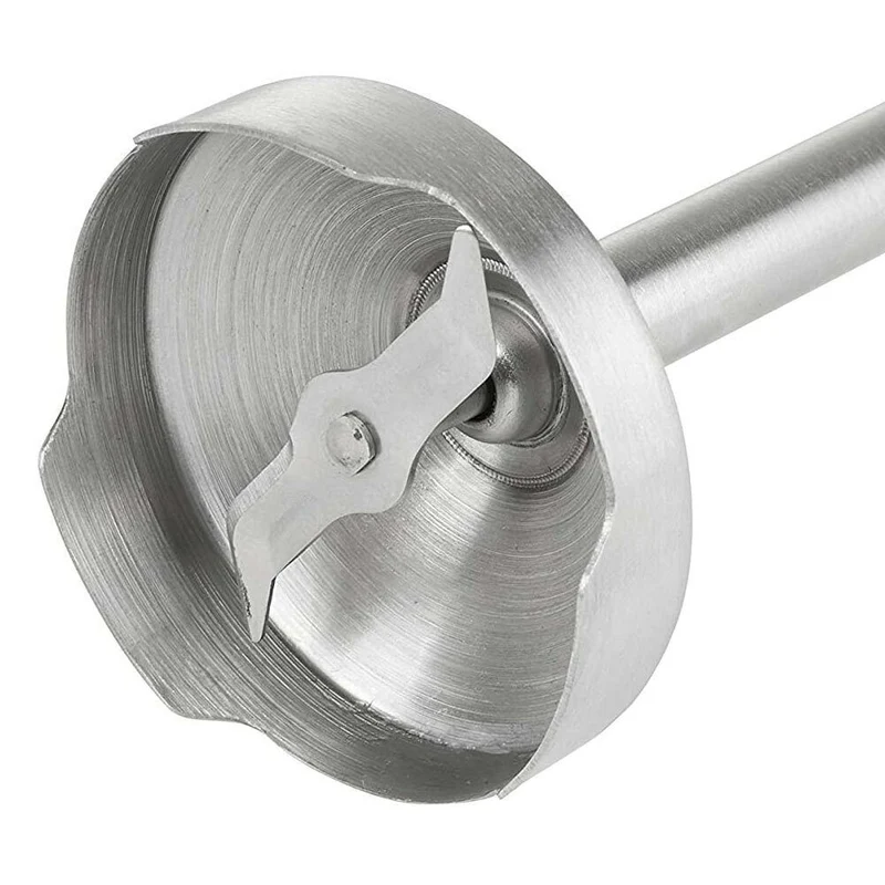 Frullatore ad Immersione 300W Lame e Gambo Acciaio Inox Tritautto Grigio