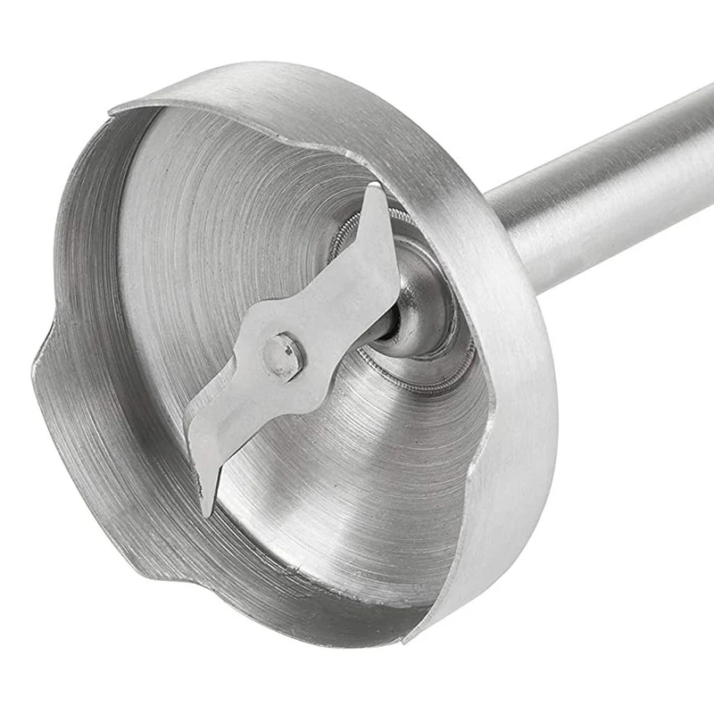 Frullatore ad Immersione 300W Lame e Gambo Acciaio Inox Tritautto Grigio