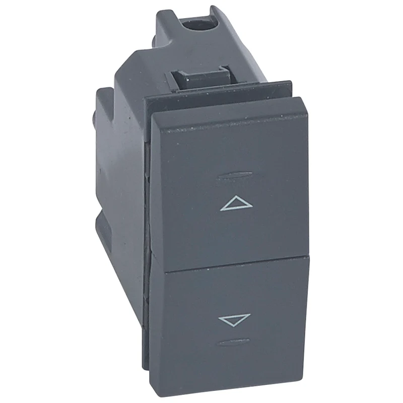 Commutatore 1-0-2 a 2 Tasti Legrand Vela Scura – 682744