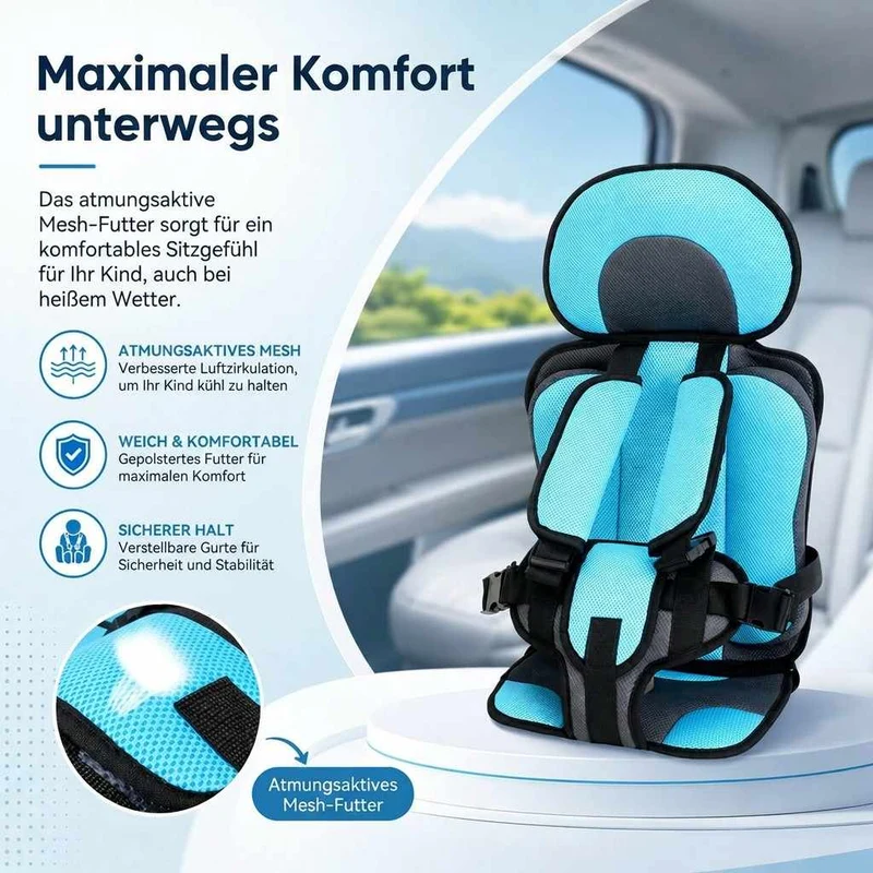 Faltbarer Kindersitz fürs Auto | Faltwacht