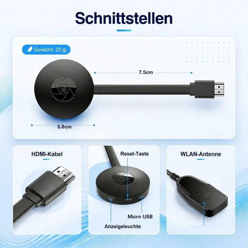 WLAN HDMI Adapter für Screen Mirroring | SpiegelFunk