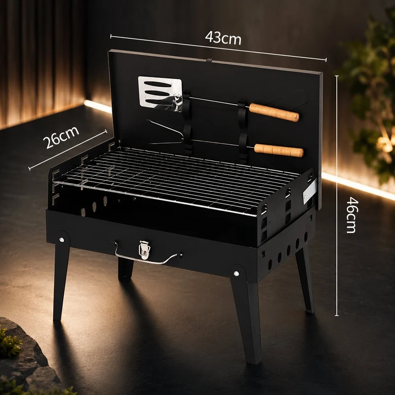 Tragbarer Holzkohlegrill | Kohlevera