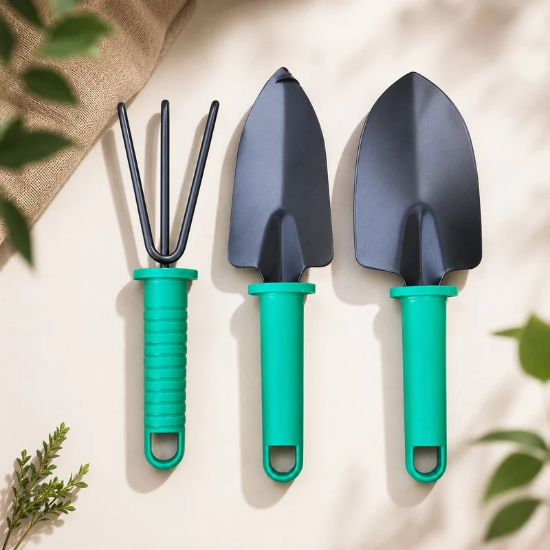Edelstahl Gartenwerkzeug Set mit Koffer | TerraVogue