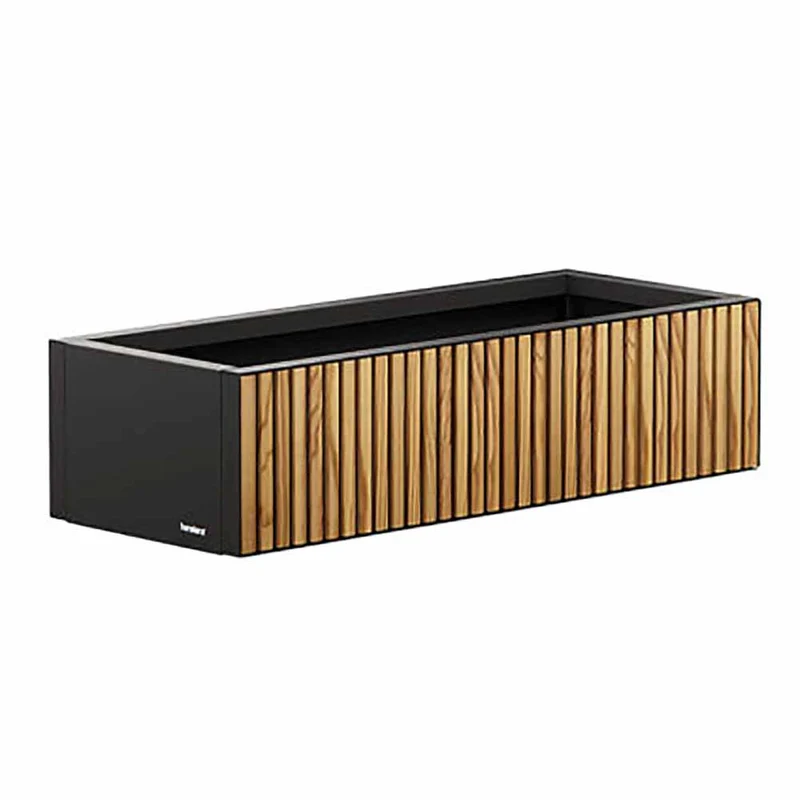 Fioriera Herstera deco planter Xic Wood 100x40x25cm 31835102