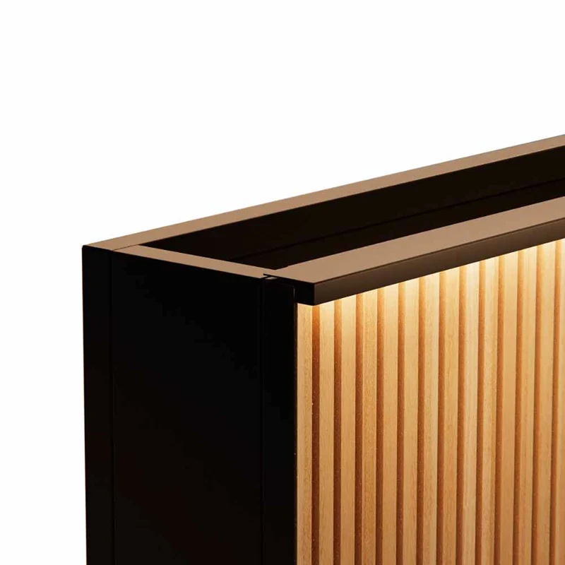 Supporto magnetico per luci Herstera per fioriere Deco antracite 120 cm 31810003