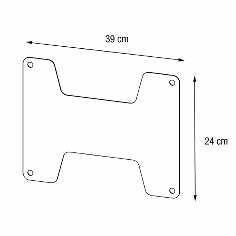 Connettore in linea Herstera per fioriera Metal Planter divider 100x40x80cm 08982004
