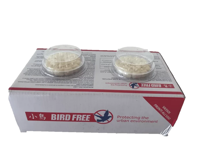 Dissuasore repellente gel per uccelli, colombi e piccioni Bird Free 15 pezzi