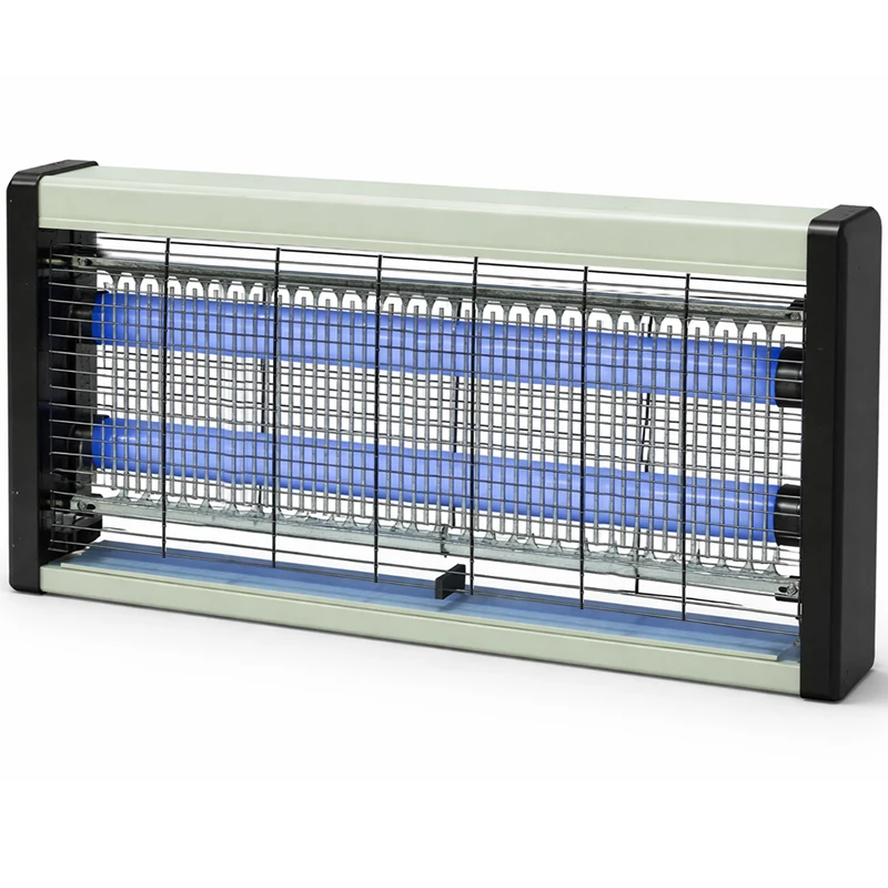 Lampada Led Anti Insetto Zanzare Mosche per Esterno 2 Elementi LED UV Attrattivo da 6W