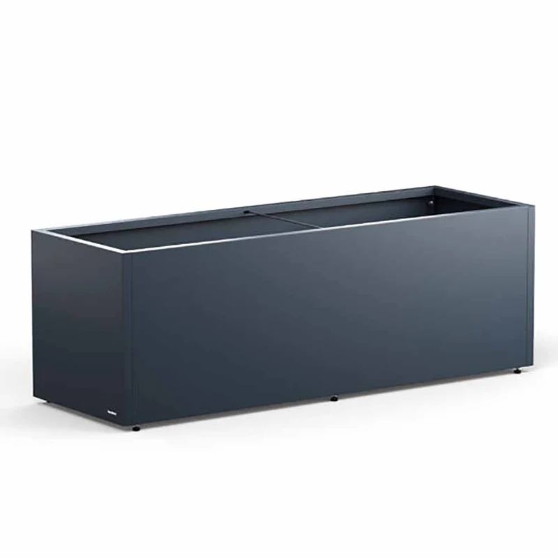 Fioriera Herstera Metal Planter 50 Antracite 150x50x50cm 08971802