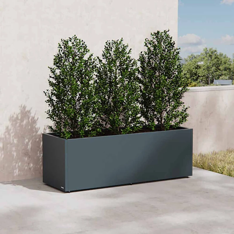 Fioriera Herstera Metal Planter 50 Antracite 150x50x50cm 08971802