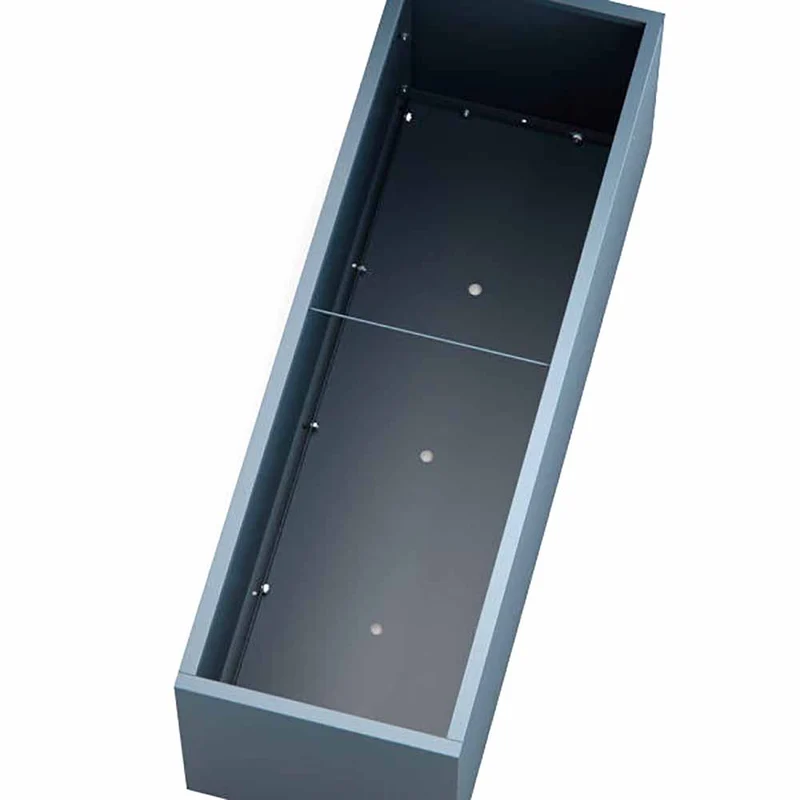 Fioriera Herstera Metal Planter 50 Antracite 150x50x50cm 08971802