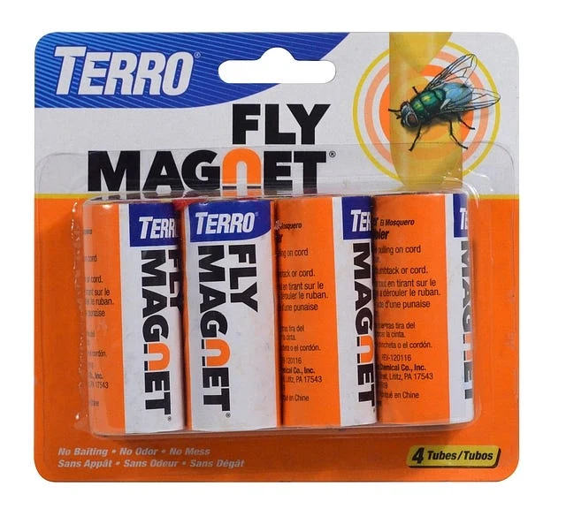 Terro T510 Fly Magnet Fly Paper - 4 Pack
