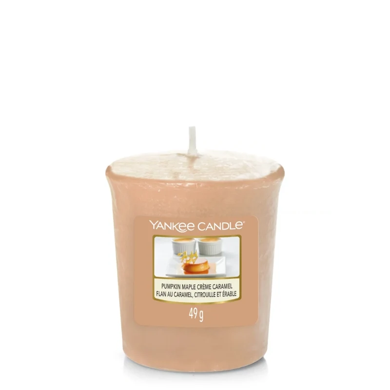 CANDELA VOTIVE PUMPKIN MAPLE CRÈME CARAMEL