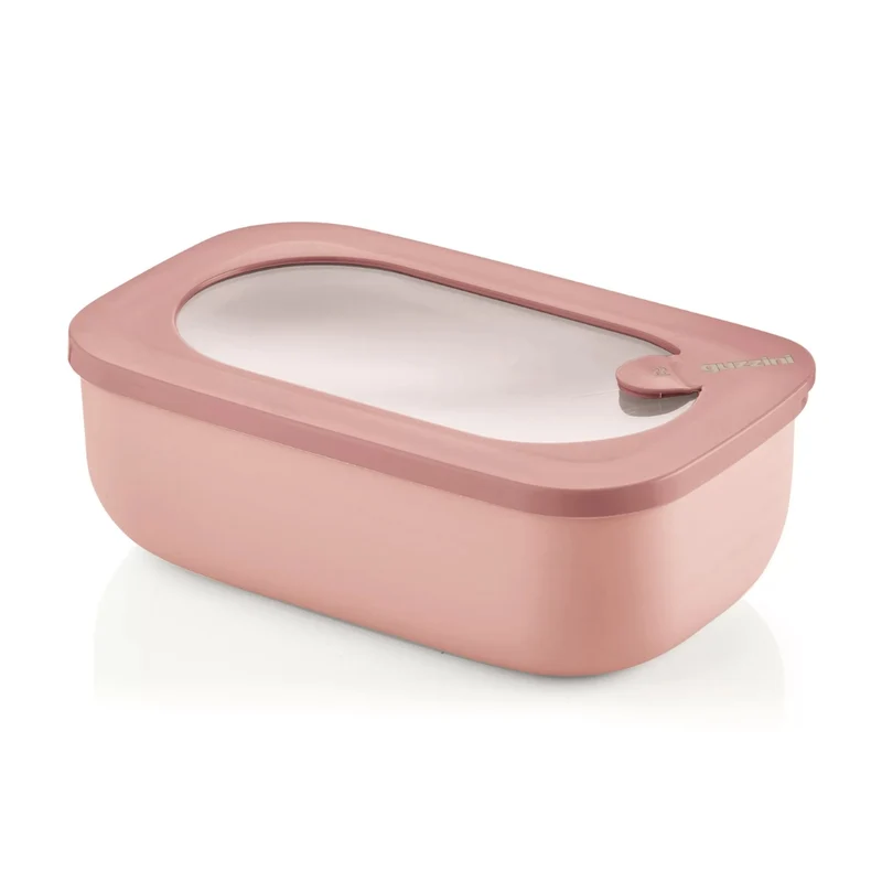 CONTENITORE ERMETICO RETTANGOLARE 900 CC "STORE&MORE BIO" ROSA