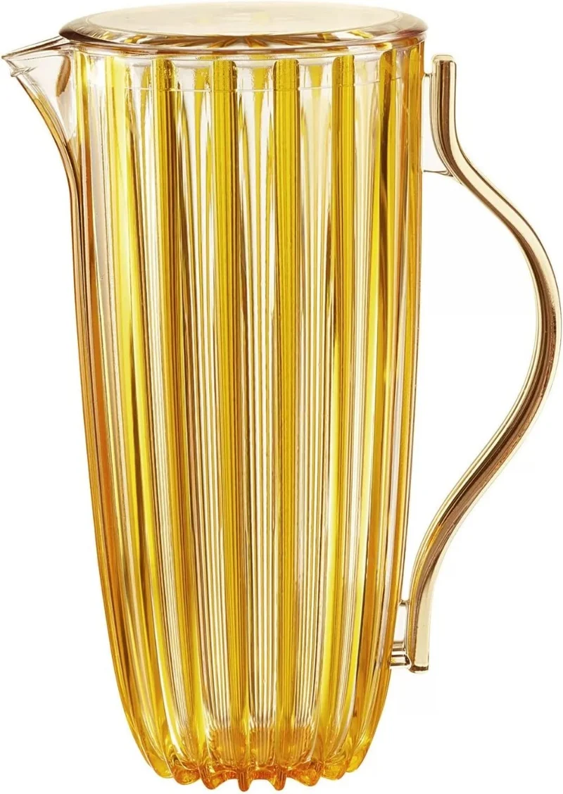 CARAFFA CON COPERCHIO "DOLCEVITA" AMBRA