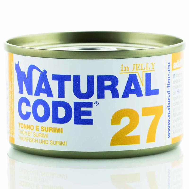 Lattine Natural Code NC27 Tonno e Surimi Alimento Umido per Gatti Adulti 85g