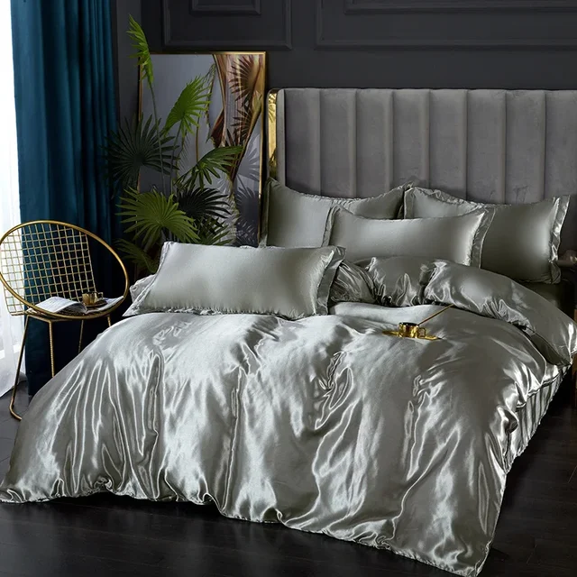 Ensemble de lit en satin - Luxe, confort et élégance