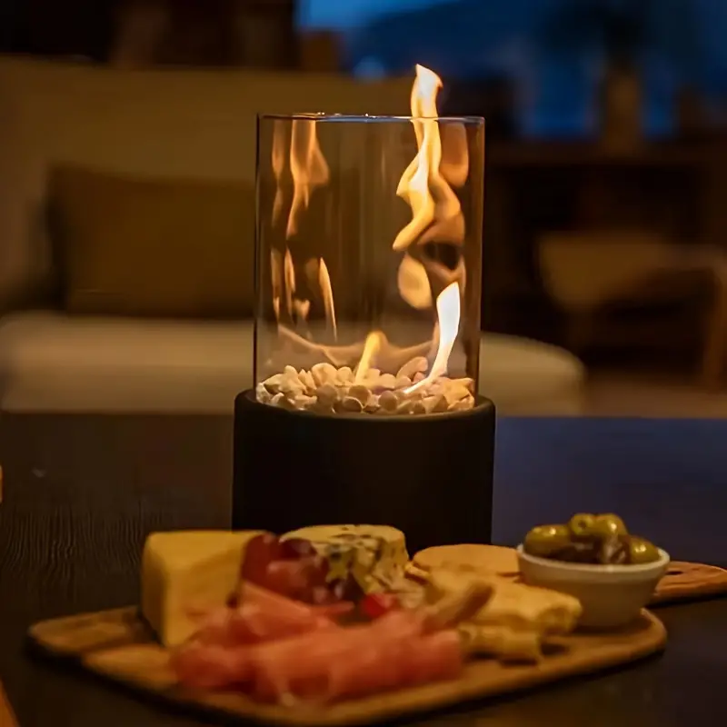 Cheminée de table CozyFlame - Sans fumée - Bioéthanol - Design moderne